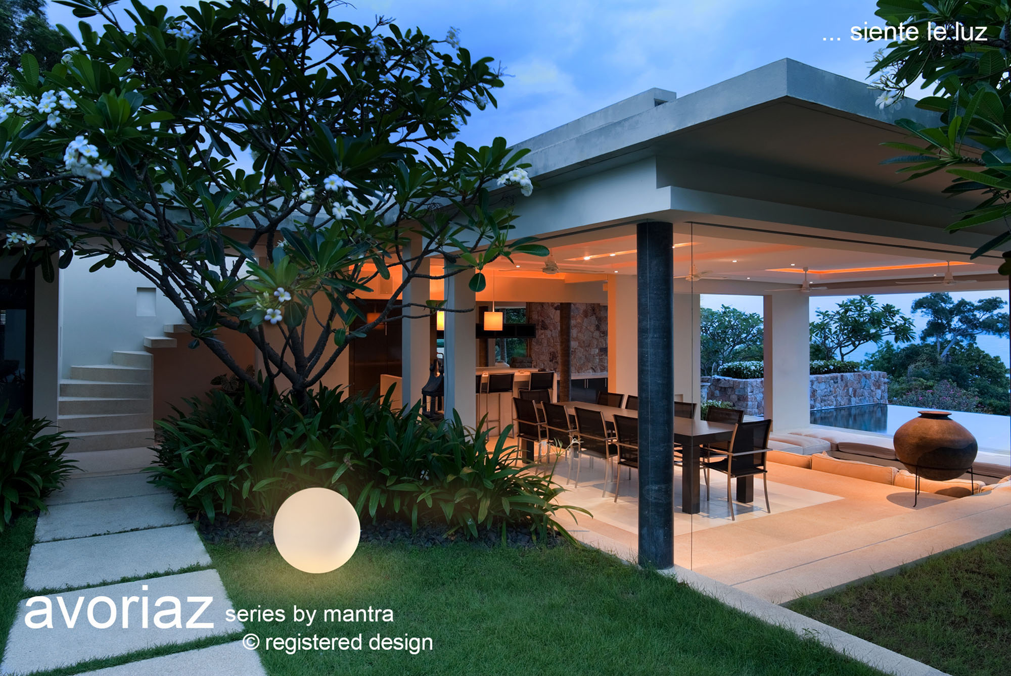 Huevo Exterior Lights Mantra Designer Table Lamps